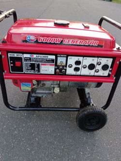 All Power 6000 watt generator