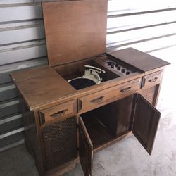 vintage record player made in england