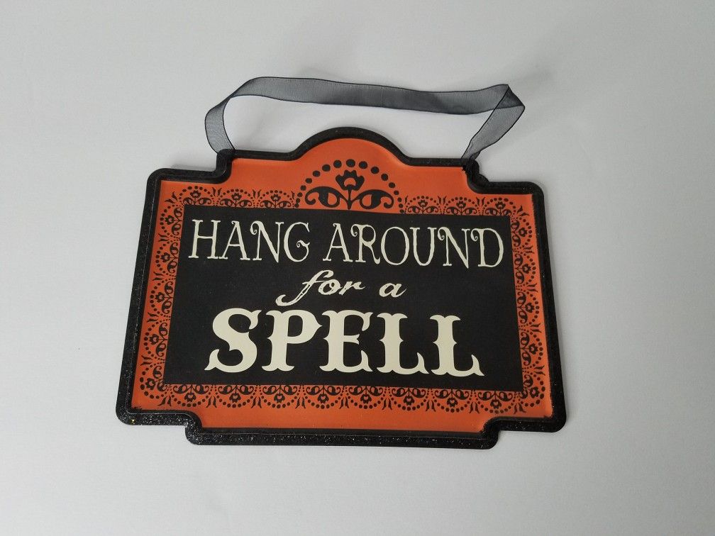 Halloween Spell Sign