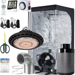 Growing Set - Tent 3*3 , Fan, Filter , 600W Light