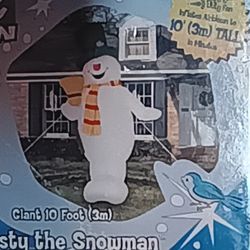 Frosty The Snowman-Giant 10 Foot Infatable