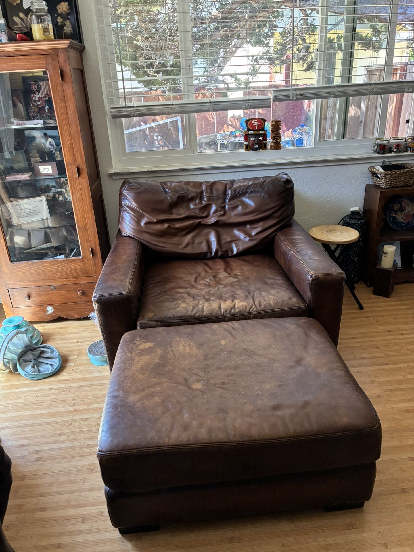 Oversized Leather Chair