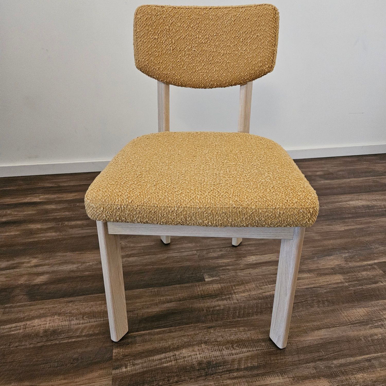 Framed Upholstered Chair Yellow - Delivery Available