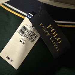 polo t shirt green yellow and white 