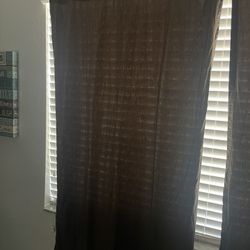 Brown Curtains 