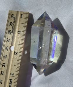 Clear Crystal Double Point