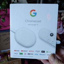 Chromecast With Google TV Brand New Unopened