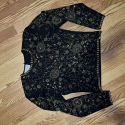 Adrienne Vittadini Beaded Sweater Size Large