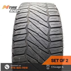 Set of 2 Used  7.5/32  LT  37X13.50R22  128Q  Milestar  Patagonia X/T