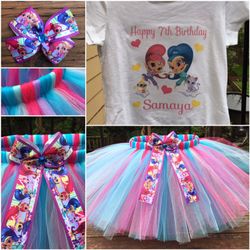 Shimmer and shine tutu