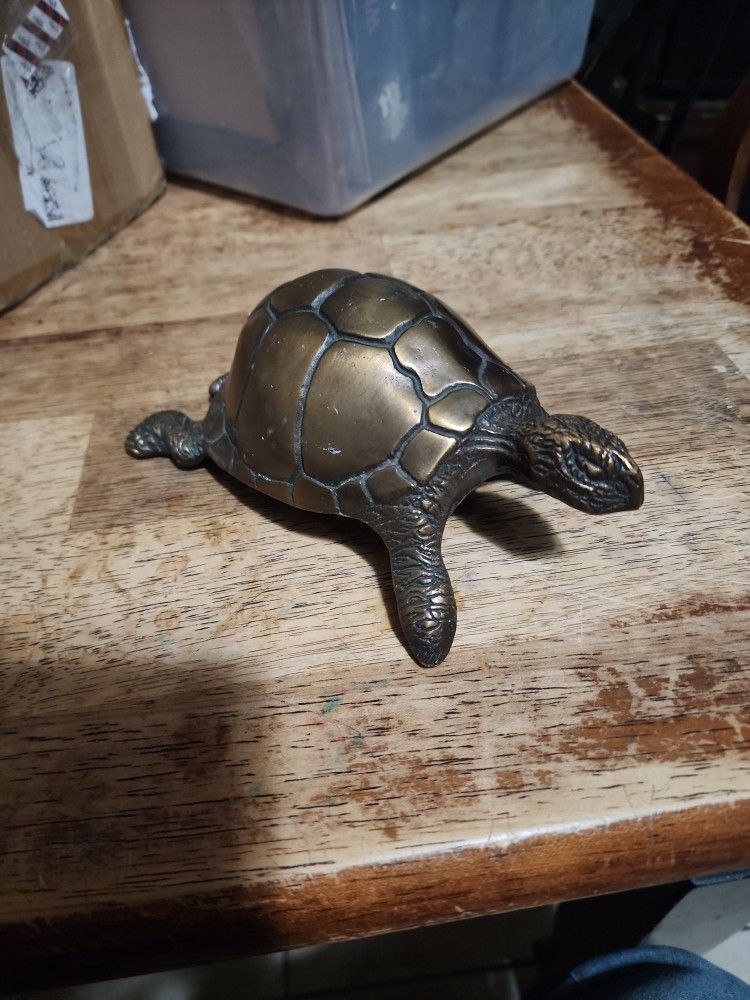Vintage  Bronze Turtle ? 