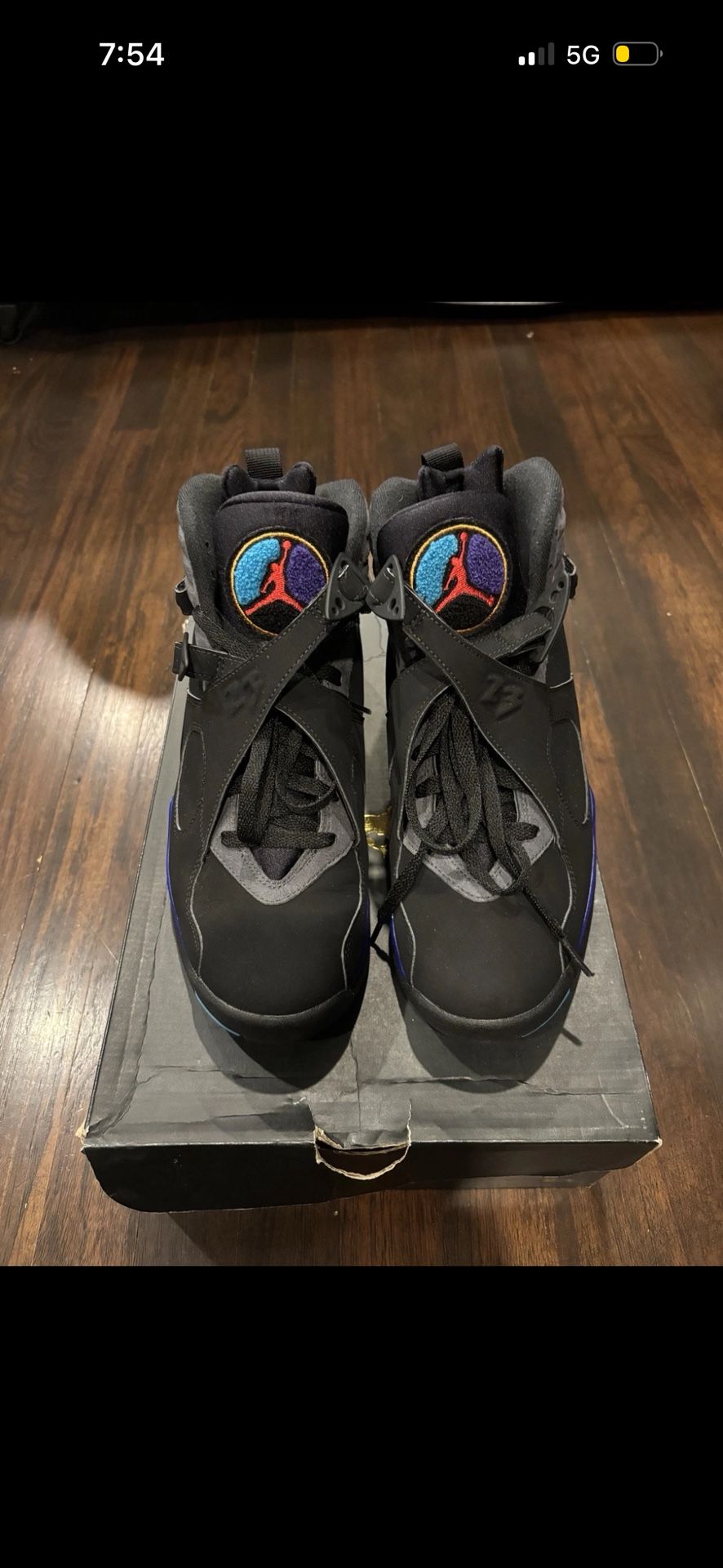 Jordan 8 Aqua 2015 Sz 9.5M