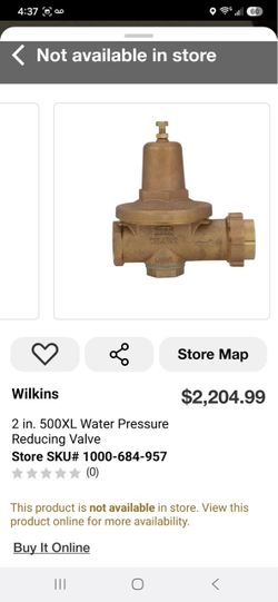 2 in. 500XL Water Pressure Reducing Valve