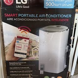 Portable LG Air conditioner with Wifi Technology in very good condition. Only gentle use