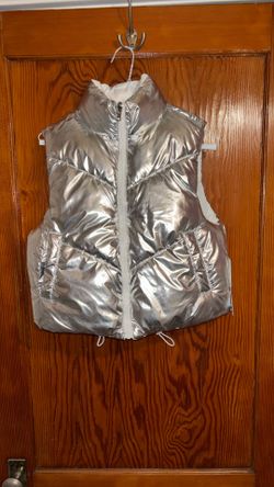  Size Small Silver/Ivory Vest