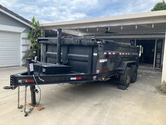 PJ Trailers Black Dump Trailer