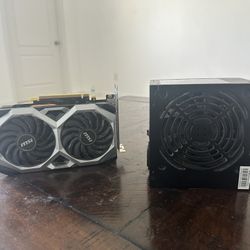 GPU & Power Supply Bundle - MSI Ventus GTX 1660 Ti and 500w 80 Plus Bronze PSU