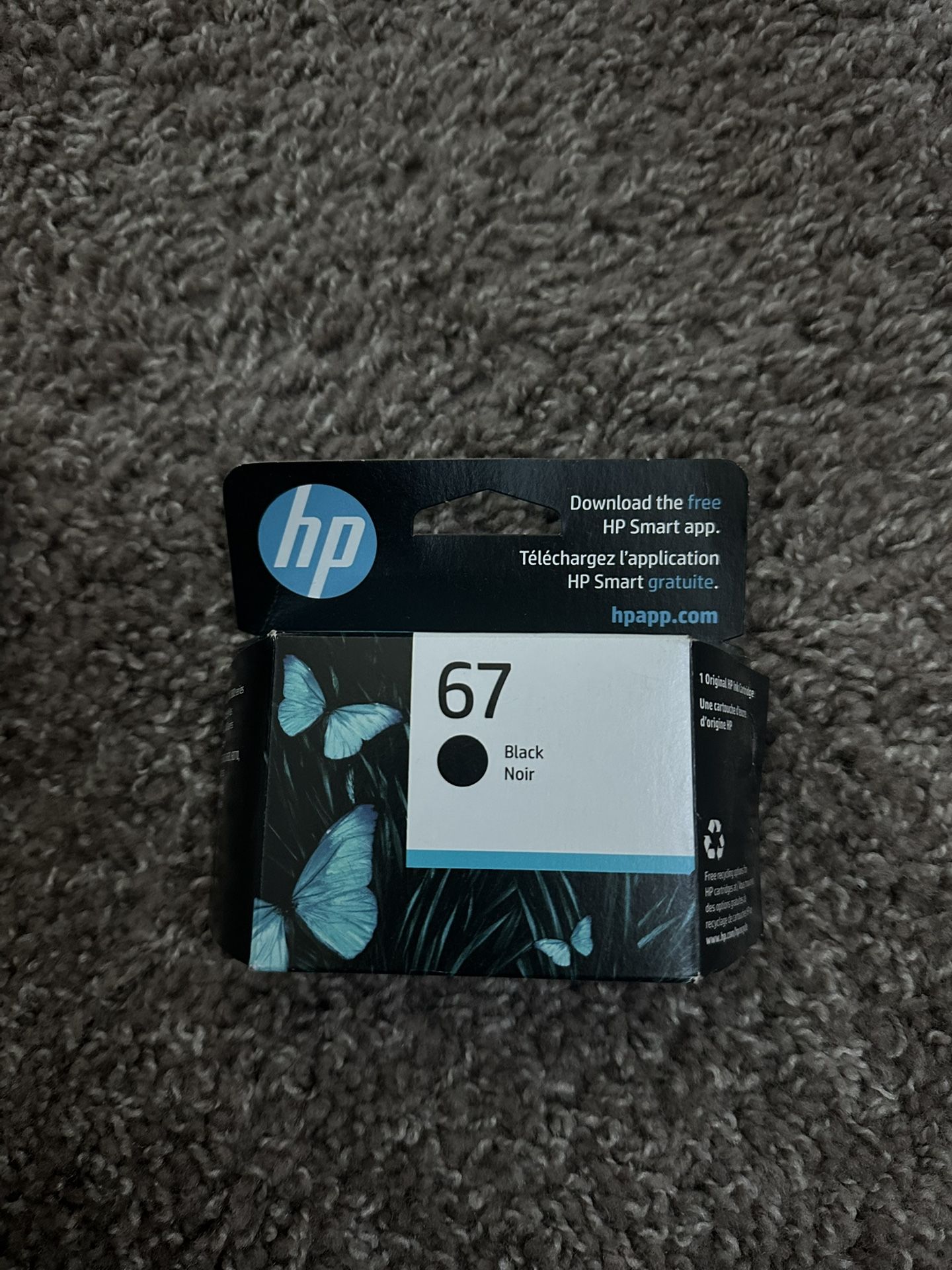 HP ink 67 In Black