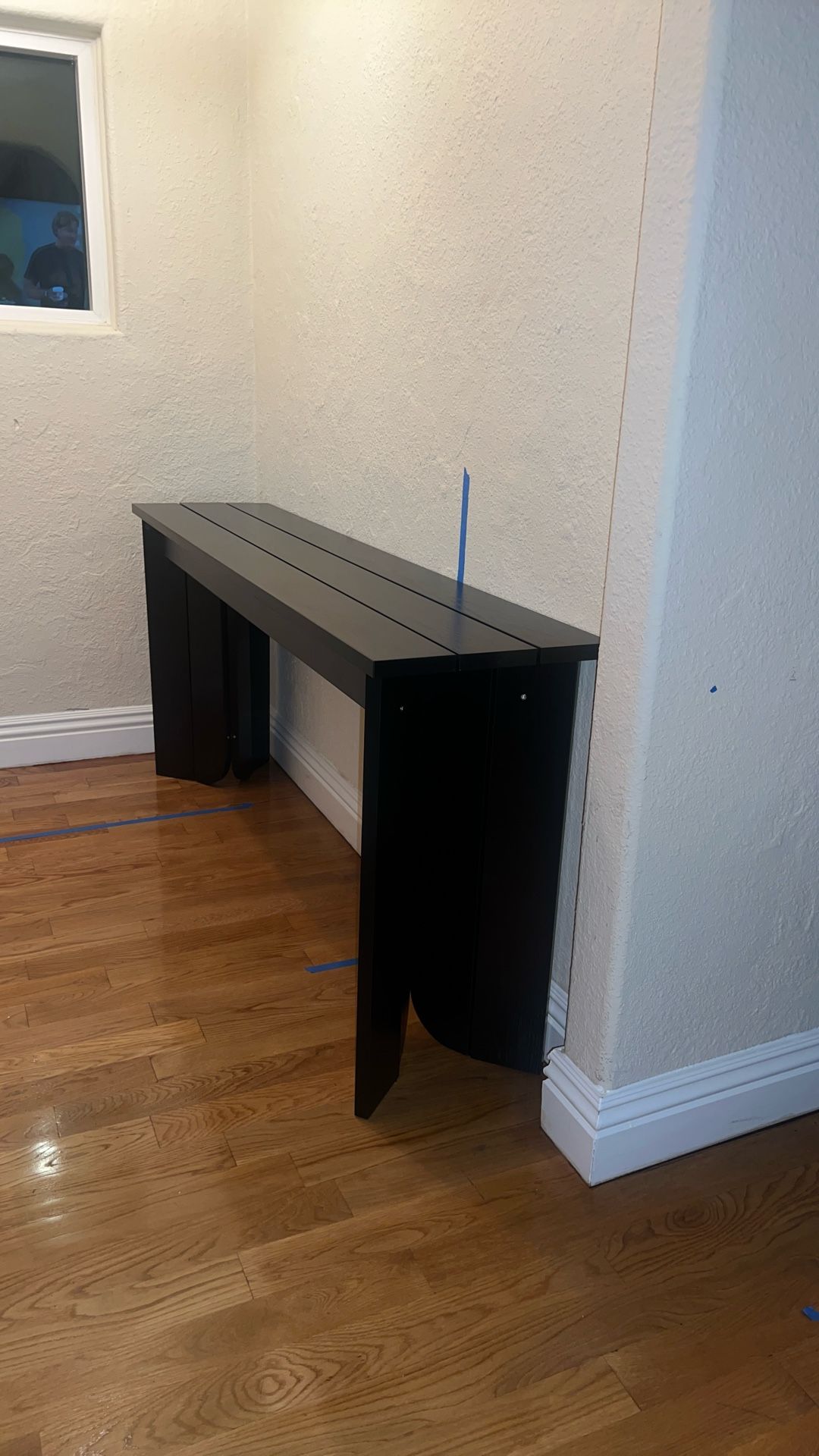 Solid Wood Farmhouse Style Console Table