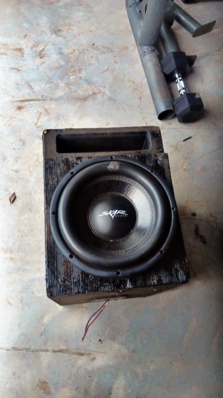 10" Skat Ported Box & 12" Powerbass Seañ ed Box