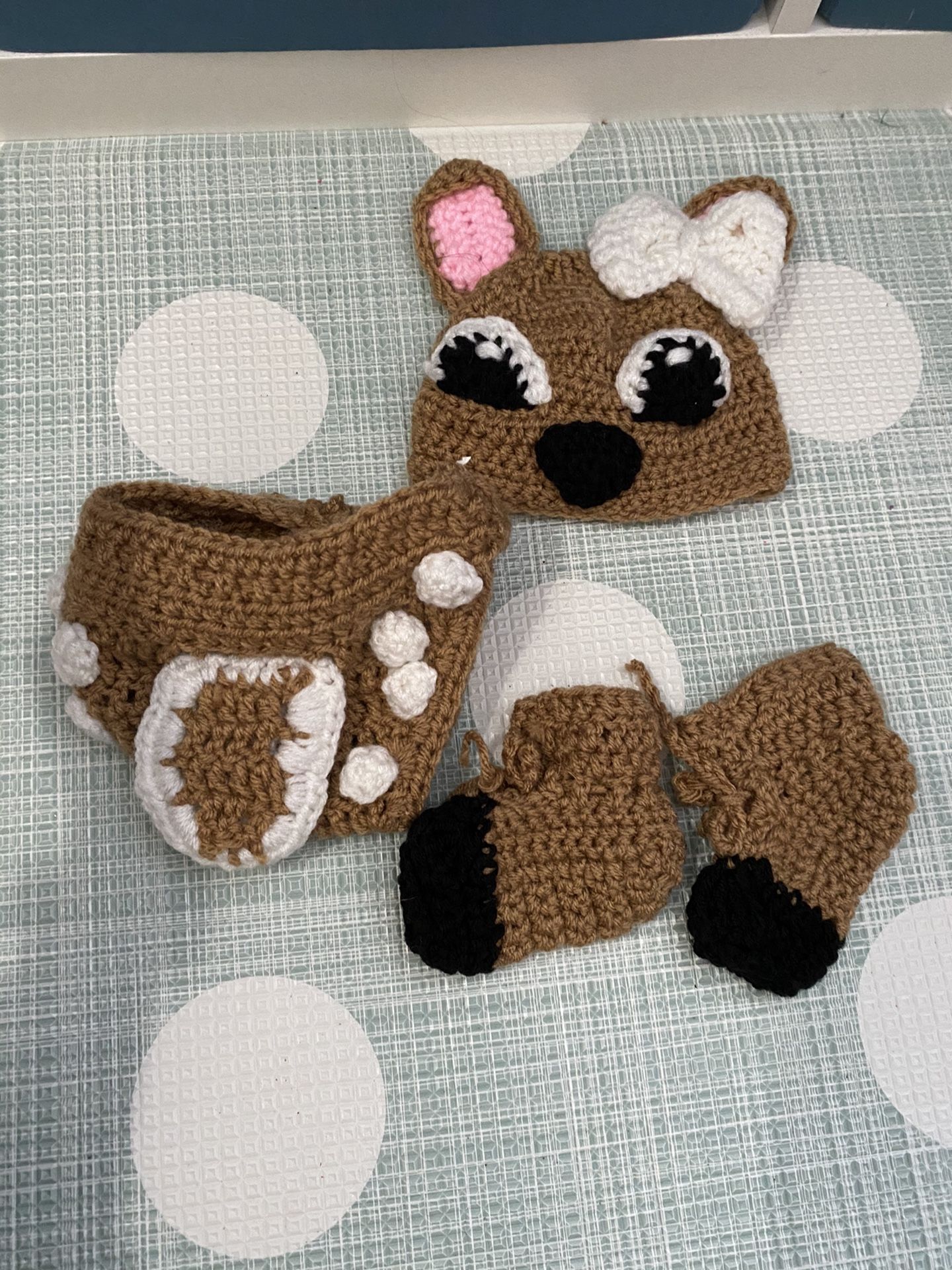 Newborn Baby Deer Crochet