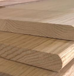 Stair Tread 48 inch ( red and white oak )