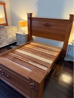 Queen bed frame