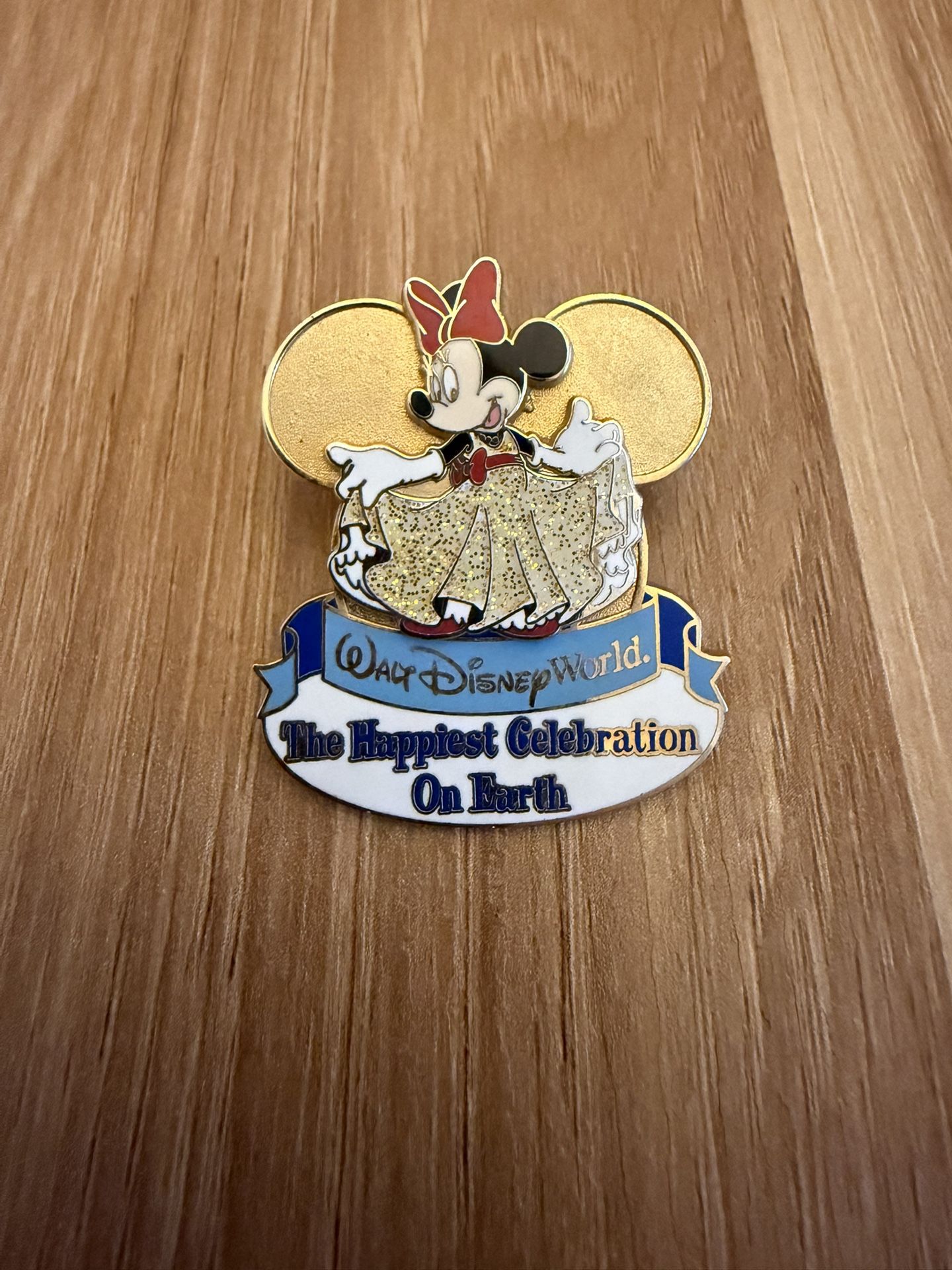 Disney Happiest Celebration On Earth Minnie Mouse Pin #34459