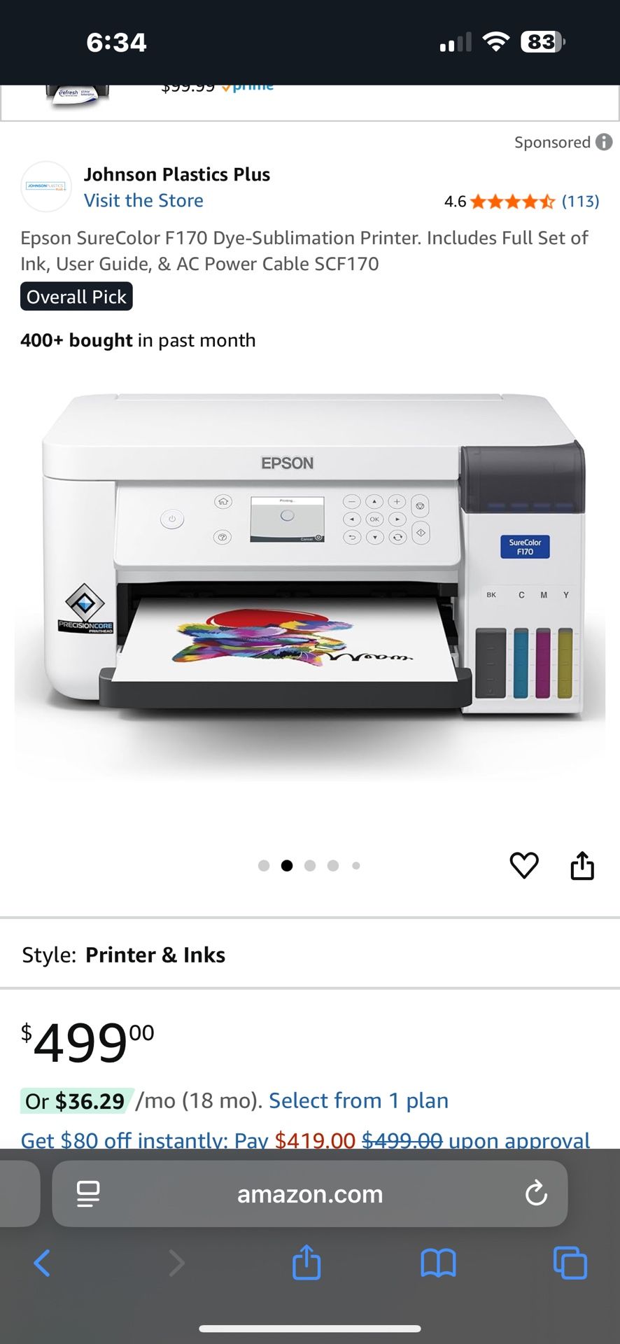 Sublimation Printer