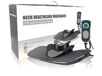 Neck Massager, Heating Pulse Massage, Hot Compress Vertebral Pulse Device for Relieving Pain Stiffness Muscle Relaxation