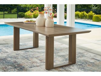 Serene Bay Dark Brown Rectangular Dining table