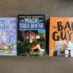 Kid Book Set : The Bad Guys, Magic Treehouse, The Amelia Bedelia Chapter Books