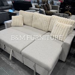 New In Box 📦 Small Sectional ( Sofa Bed). Delivery 🚚 Available 