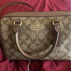 Coach handbag and wallet set sale