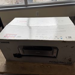 Canon PIXMA PRO-100 Inkjet Color Photo Printer New In Box