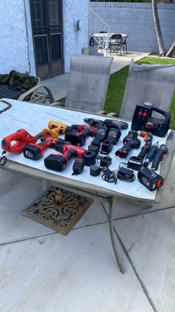 Miscellaneous Power Drills- Batteries and Chargers