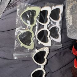 Heart Shape Bridal Glasses 