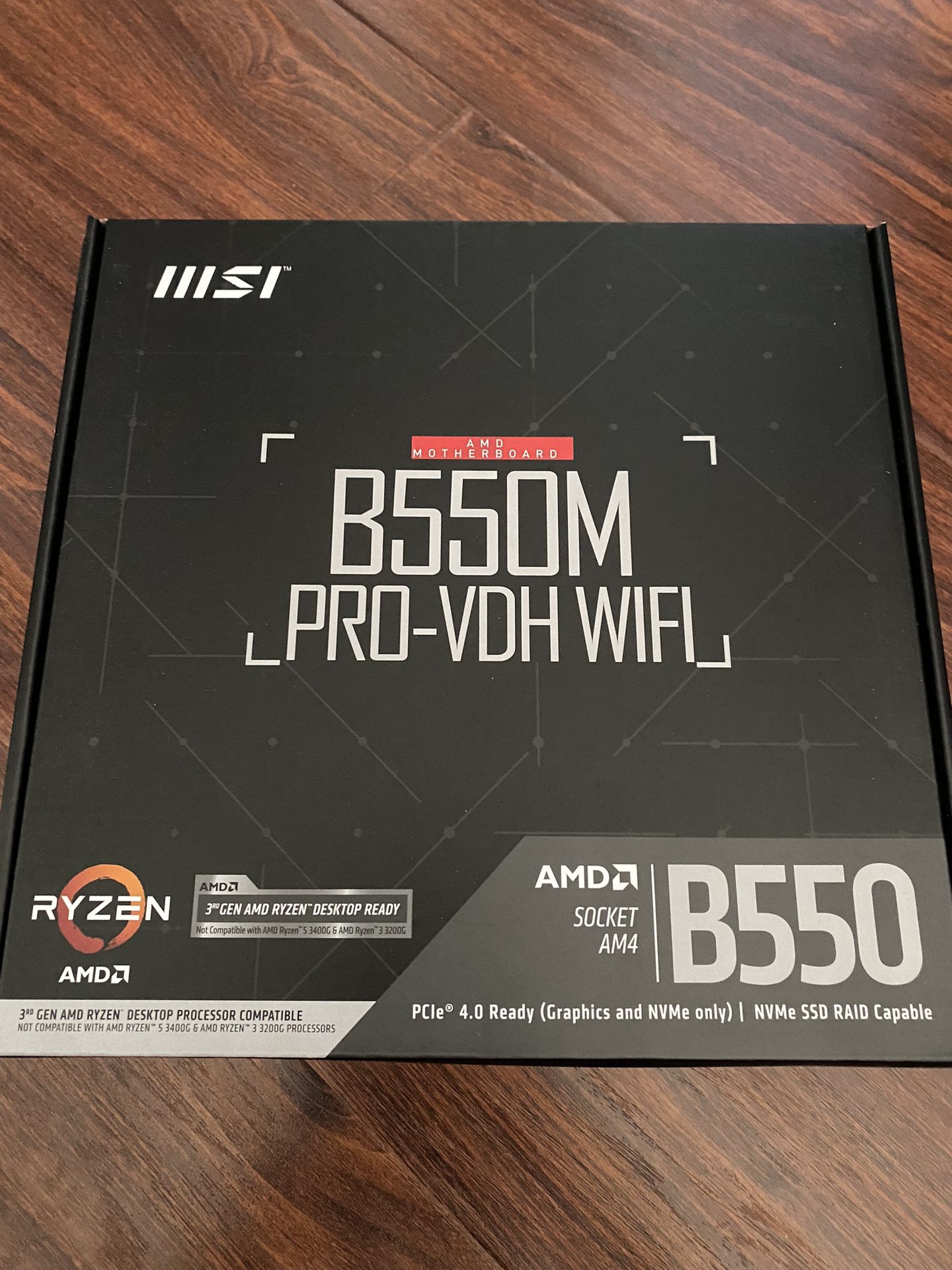 MSI B550M PRO-VDH WIFI MicroATX Motherboard