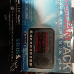 sirus jampack portable satellite radio still in the box