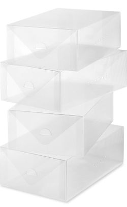 Variety Of Clear Plastic Shoeboxes