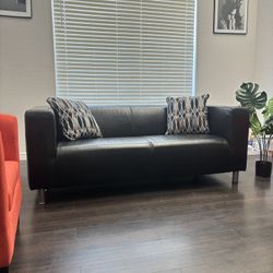 Leather Sofa Like New  Condition 