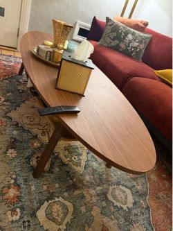 STOCKHOLM Coffee table, walnut veneer, 70 7/8x23 1/4 "