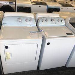 Whirlpool Washer And Dryer Set (warranty Included)
