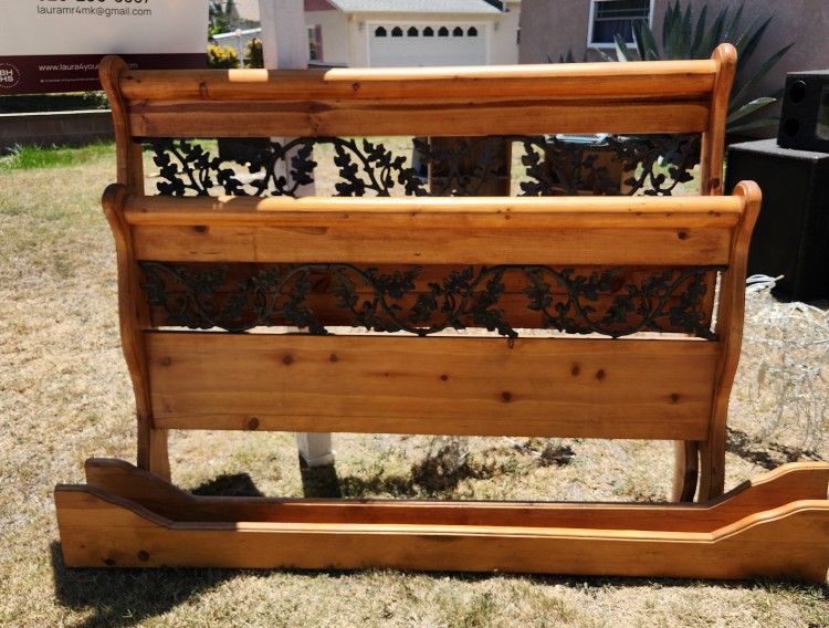 Free Queen Wood Bed Frame