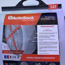 Snow Tires/Snow Socks; Brand New Never Opened 