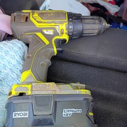 Almost New Ryobi Power Drill Runs And Works Great Only $35!!