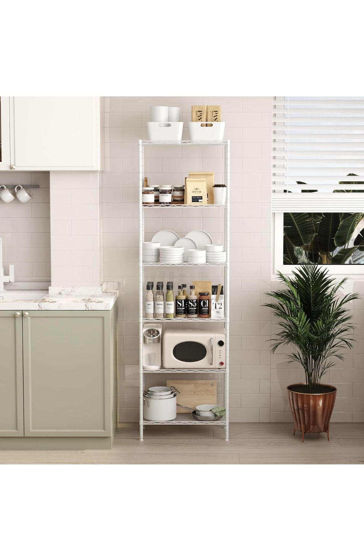 6 Shelf Shelving Unit