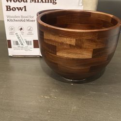 Mixing Bowl For Kitchenaid Mixers New Wood