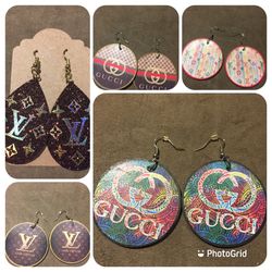 Designer medium Earrings $20 each