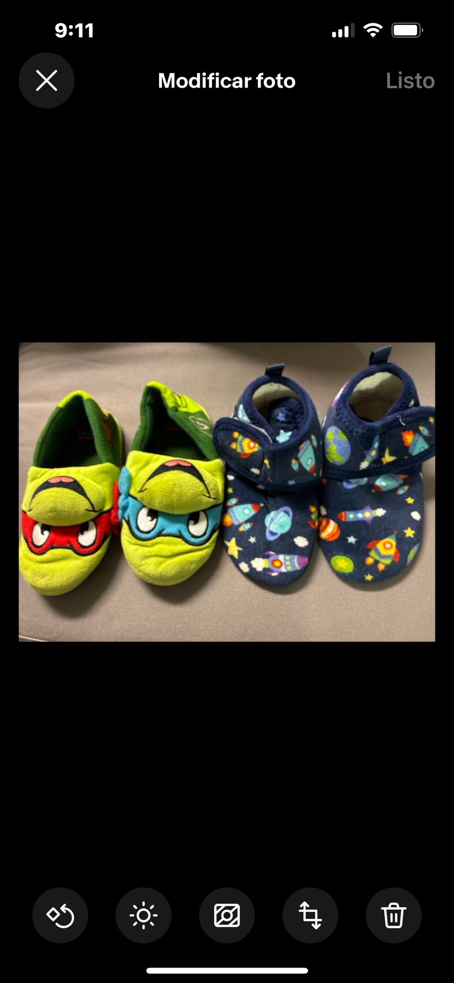 Pantuflas de Niño – Ninja Turtles y Cohetes (Talla infantil)